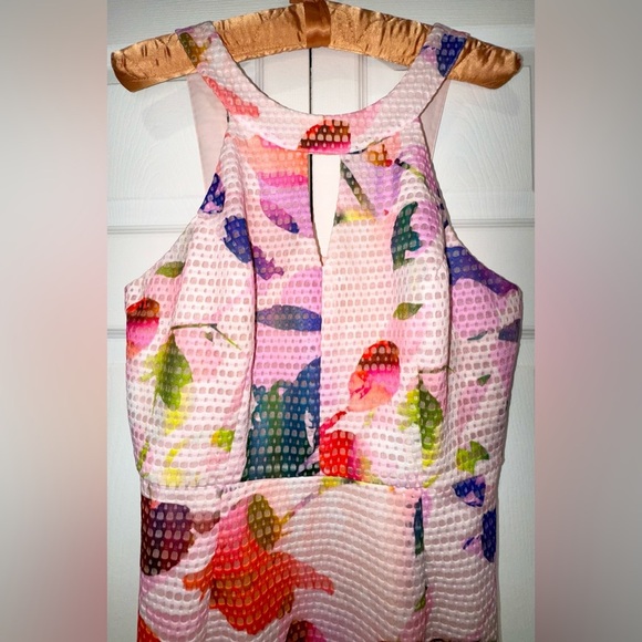 Trina Turk Sylvia. Vibrant water color print dress. Size 8. EUC worn once. - Picture 2 of 12